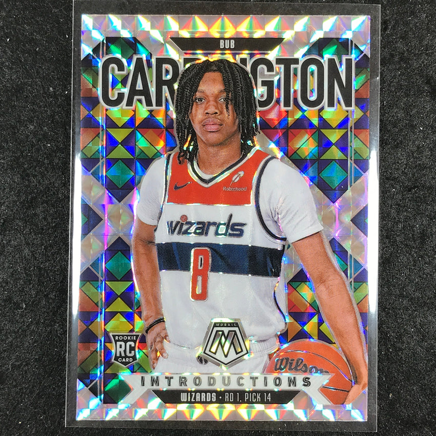 2024-25 Mosaic BUB CARRINGTON Introductions Rookie Mosaic #15