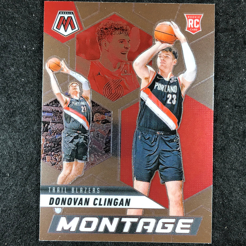 2024-25 Mosaic DONOVAN CLINGAN Montage Rookie Base #6
