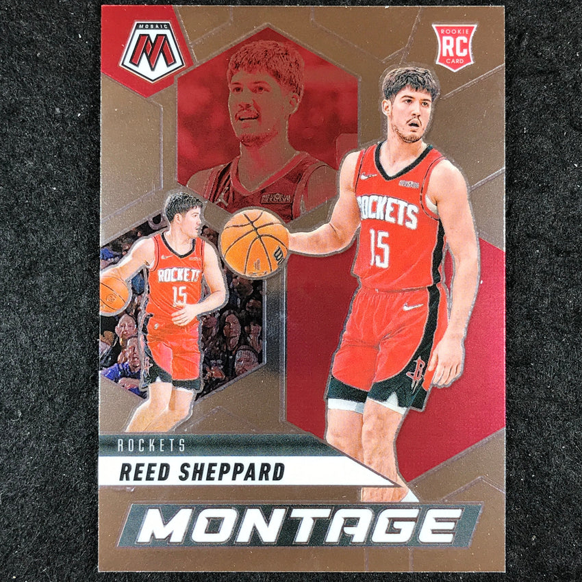 2024-25 Mosaic REED SHEPPARD Montage Rookie Base #16