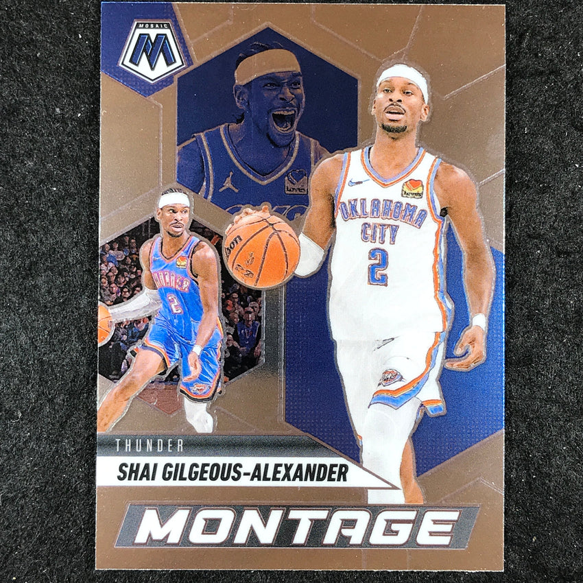 2024-25 Mosaic SHAI GILGEOUS-ALEXANDER Montage Base #18