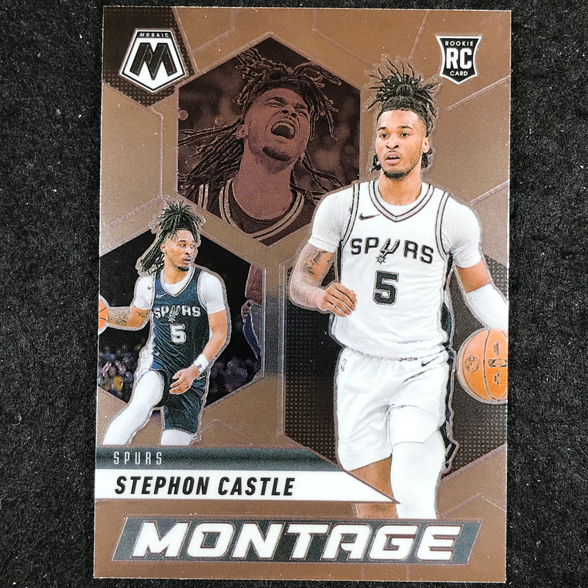 2024-25 Mosaic STEPHON CASTLE Montage Rookie Base #21