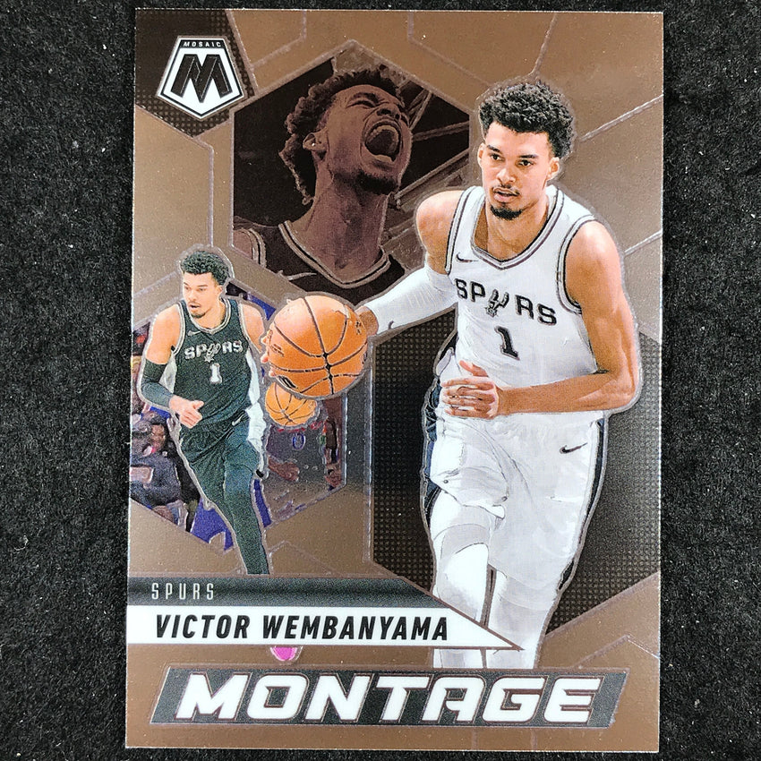 2024-25 Mosaic VICTOR WEMBANYAMA Montage Base #25