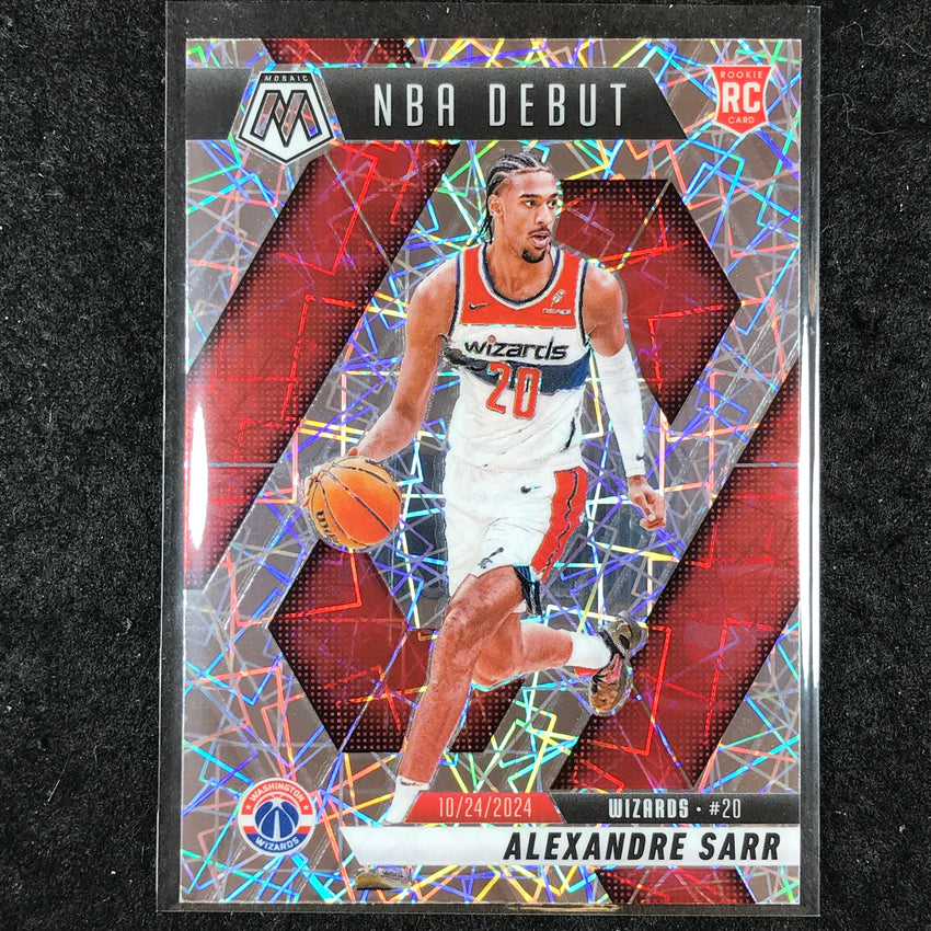 2024-25 Mosaic ALEXANDRE SARR Rookie NBA Debut Premium Lazer #254