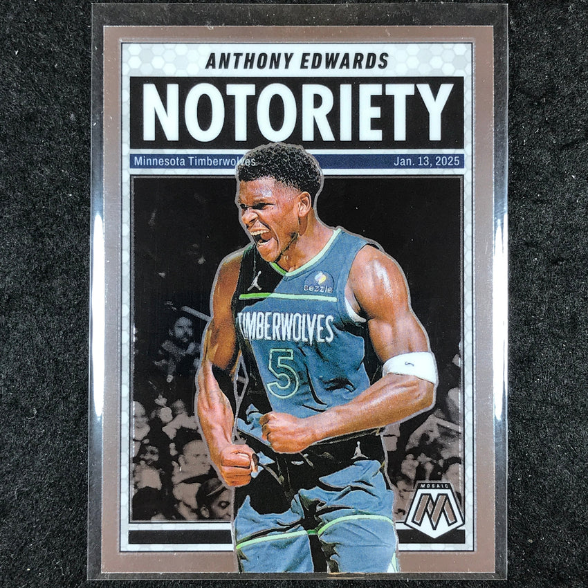 2024-25 Mosaic ANTHONY EDWARDS Notoriety Base #1