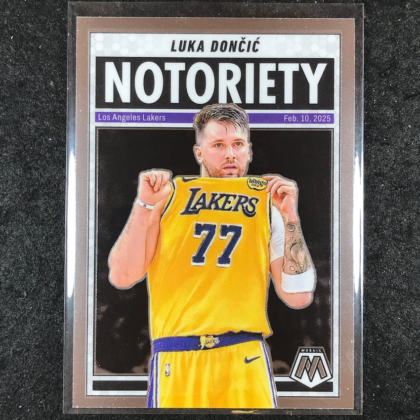 2024-25 Mosaic LUKA DONCIC Notoriety Base #5
