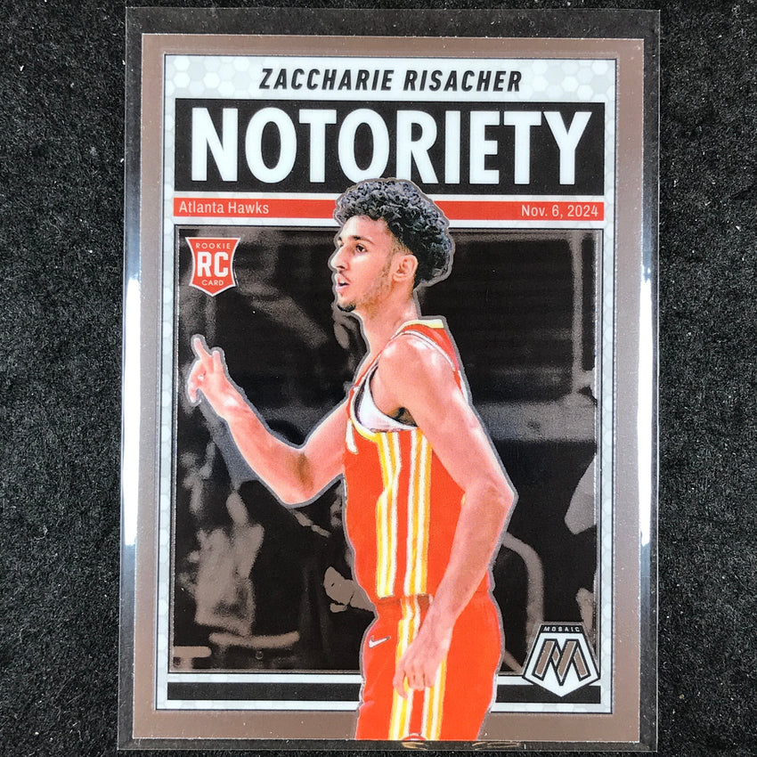 2024-25 Mosaic ZACCHARIE RISACHER Notoriety Rookie Base #10