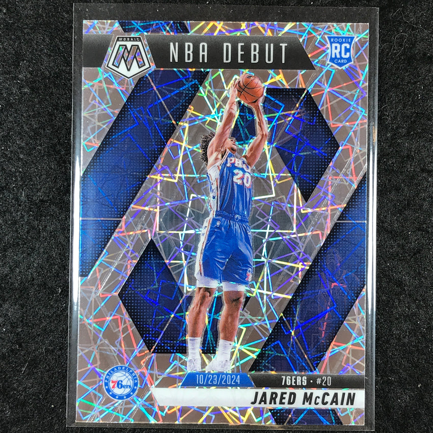 2024-25 Mosaic JARED MCCAIN Rookie NBA Debut Premium Lazer #263