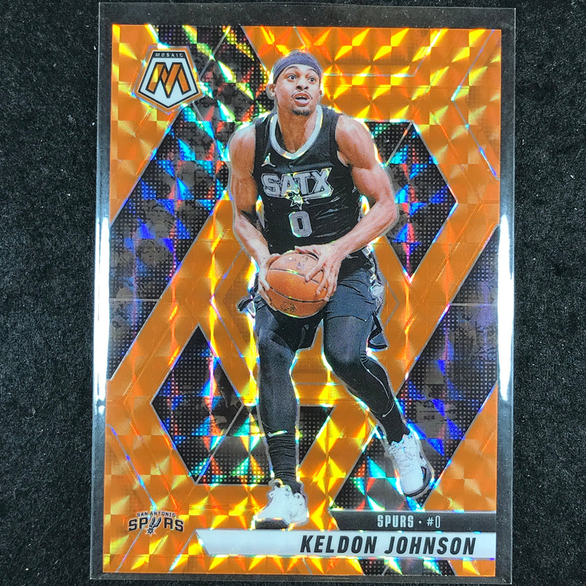 2024-25 Mosaic KELDON JOHNSON Orange Mosaic /249 #9
