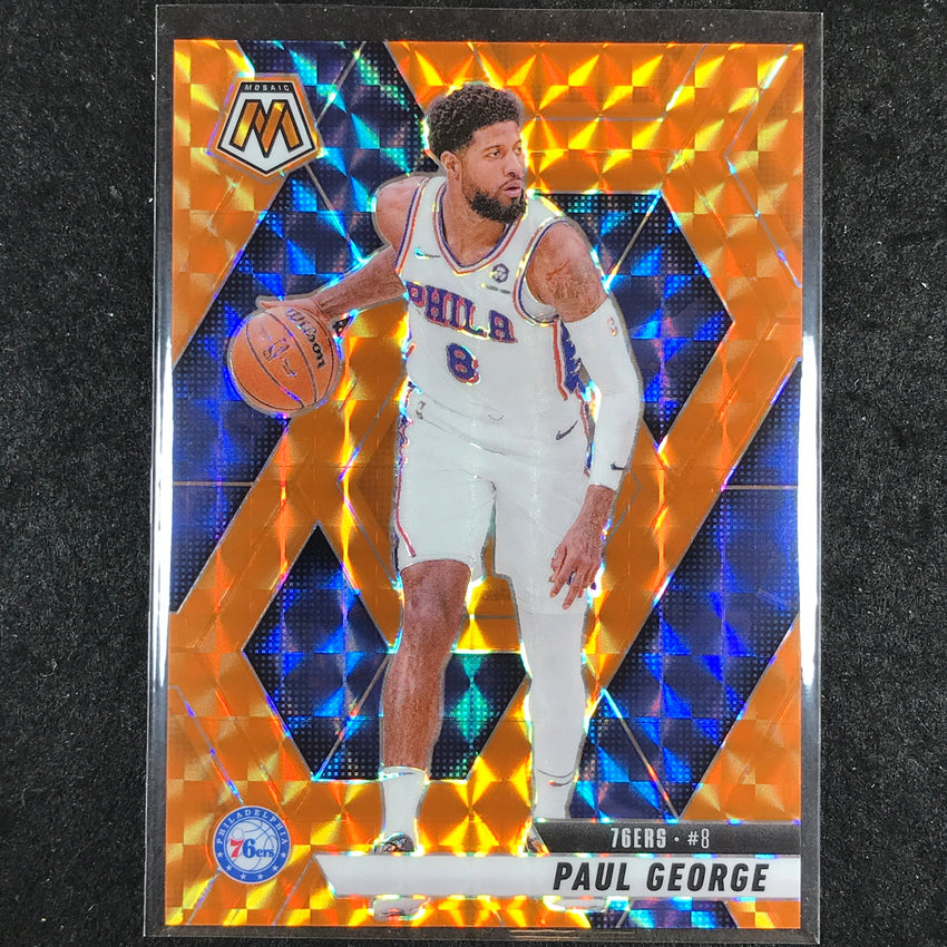 2024-25 Mosaic PAUL GEORGE Orange Mosaic /249 #14