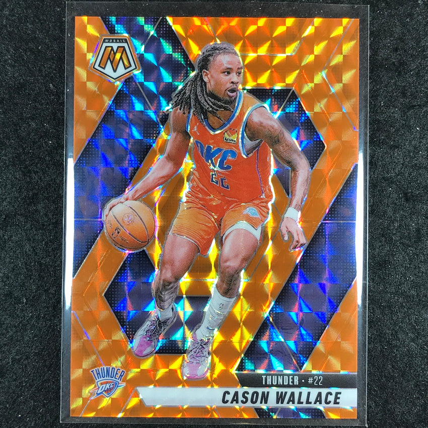 2024-25 Mosaic CASON WALLACE Orange Mosaic /249 #49