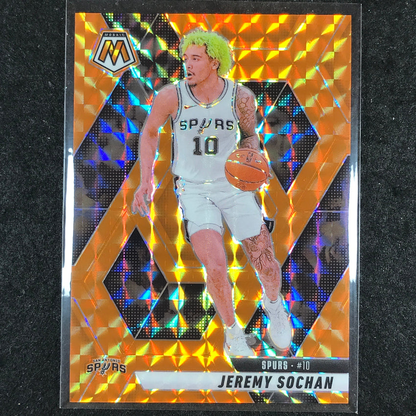 2024-25 Mosaic JEREMY SOCHAN Orange Mosaic /249 #54