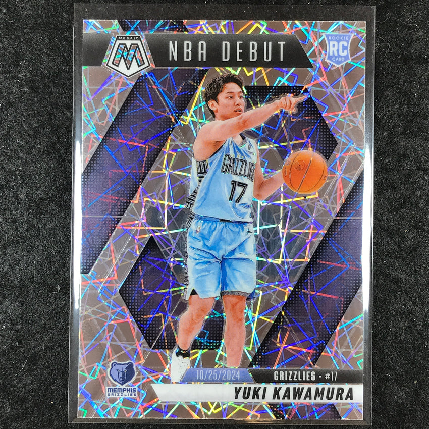 2024-25 Mosaic YUKI KAWAMURA Rookie NBA Debut Premium Lazer #265