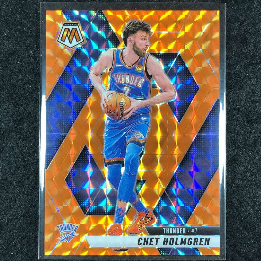 2024-25 Mosaic CHET HOLMGREN Orange Mosaic /249 #63
