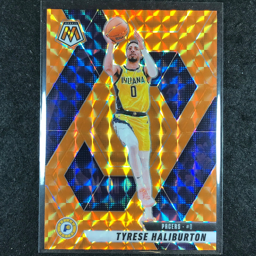 2024-25 Mosaic TYRESE HALIBURTON Orange Mosaic /249 #85
