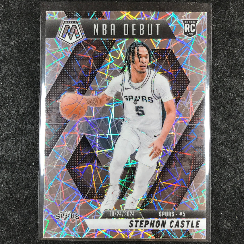 2024-25 Mosaic STEPHON CASTLE Rookie NBA Debut Premium Lazer #267