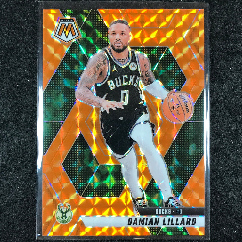 2024-25 Mosaic DAMIAN LILLARD Orange Mosaic /249 #155
