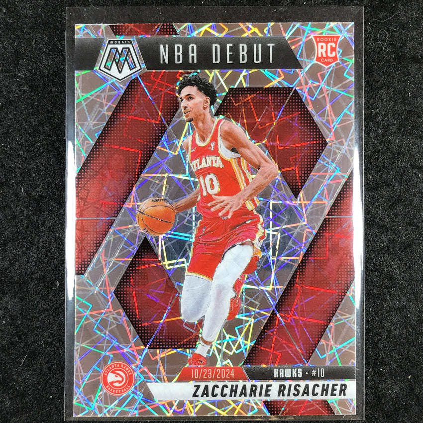 2024-25 Mosaic ZACCHARIE RISACHER Rookie NBA Debut Premium Lazer #269