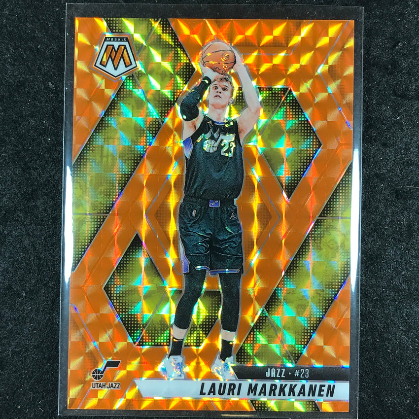 2024-25 Mosaic LAURI MARKKANEN Orange Mosaic /249 #186