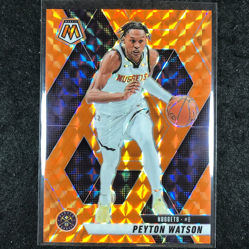 2024-25 Mosaic PEYTON WATSON Orange Mosaic /249 #194