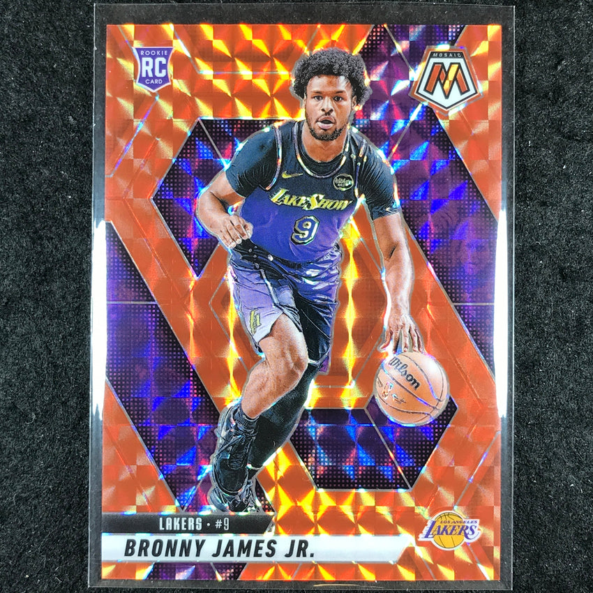2024-25 Mosaic BRONNY JAMES JR. Rookie Orange Mosaic /249 #214