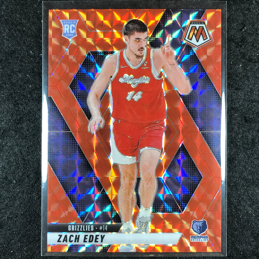 2024-25 Mosaic ZACH EDEY Rookie Orange Mosaic /249 #248