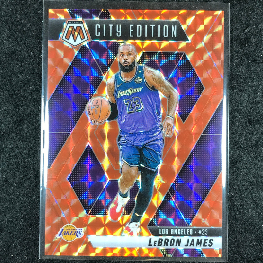 2024-25 Mosaic LEBRON JAMES City Edition Orange Mosaic /249 #286