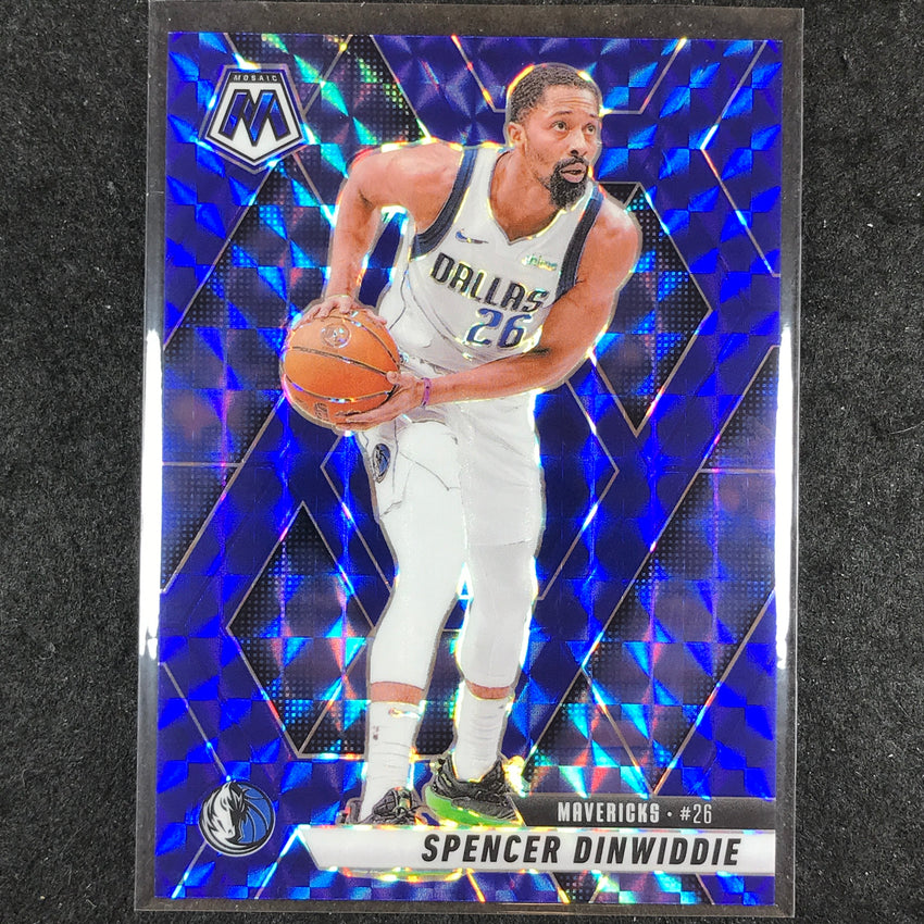 2024-25 Mosaic SPENCER DINWIDDIE Blue Mosaic /199 #34