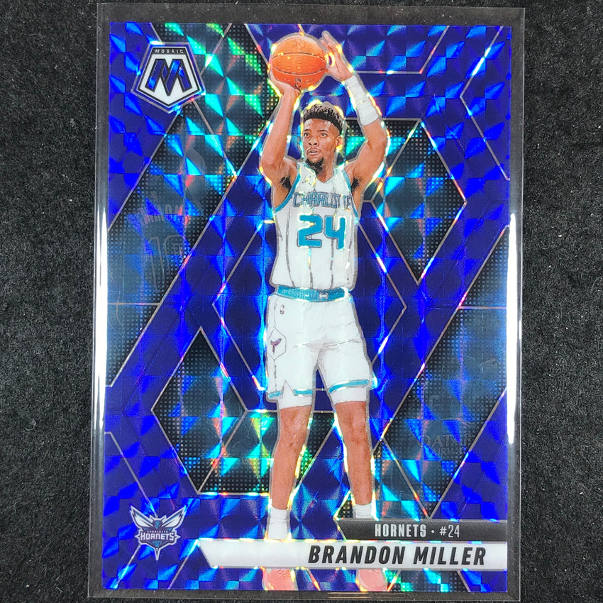 2024-25 Mosaic BRANDON MILLER Blue Mosaic /199 #51