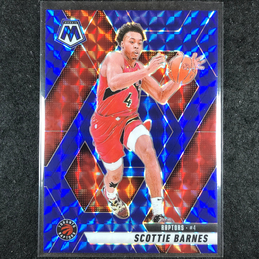 2024-25 Mosaic SCOTTIE BARNES Blue Mosaic /199 #77