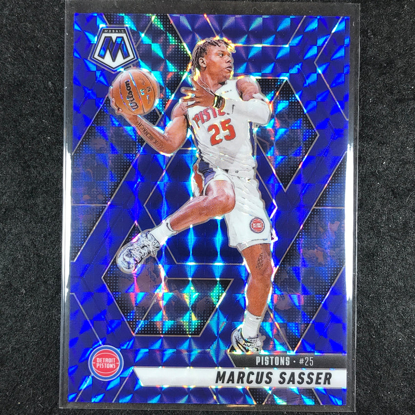 2024-25 Mosaic MARCUS SASSER Blue Mosaic /199 #78