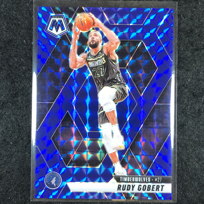 2024-25 Mosaic RUDY GOBERT Blue Mosaic /199 #89