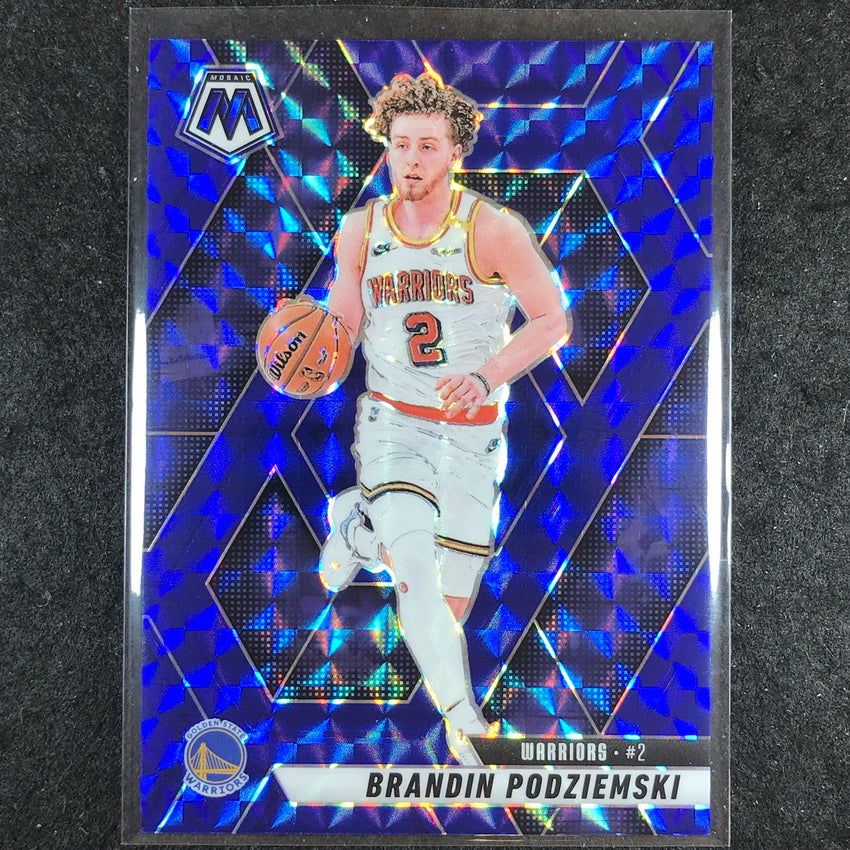 2024-25 Mosaic BRANDIN PODZIEMSKI Blue Mosaic /199 #105