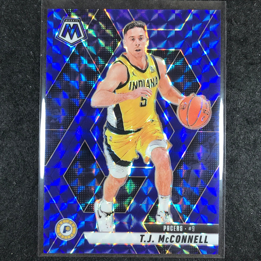 2024-25 Mosaic T.J. MCCONNELL Blue Mosaic /199 #129