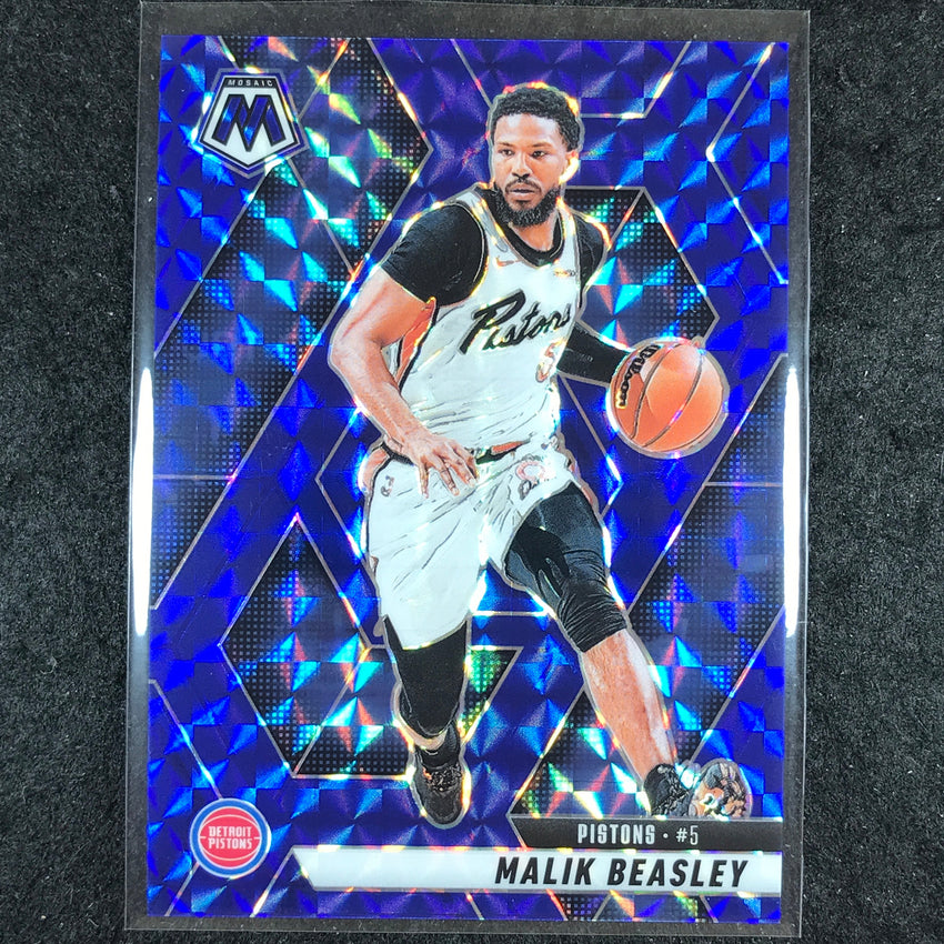 2024-25 Mosaic MALIK BEASLEY Blue Mosaic /199 #130