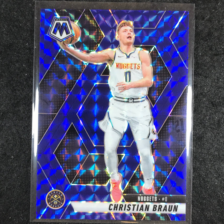 2024-25 Mosaic CHRISTIAN BRAUN Blue Mosaic /199 #141