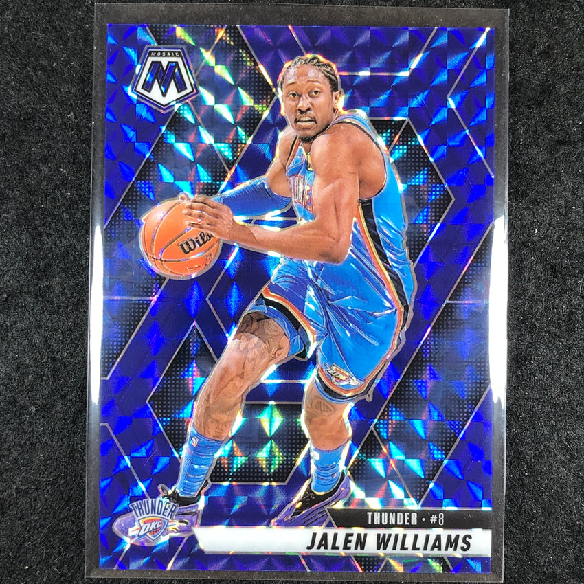 2024-25 Mosaic JALEN WILLIAMS Blue Mosaic /199 #150