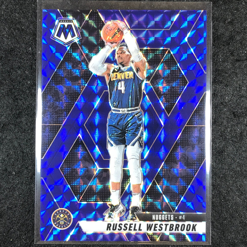 2024-25 Mosaic RUSSELL WESTBROOK Blue Mosaic /199 #167