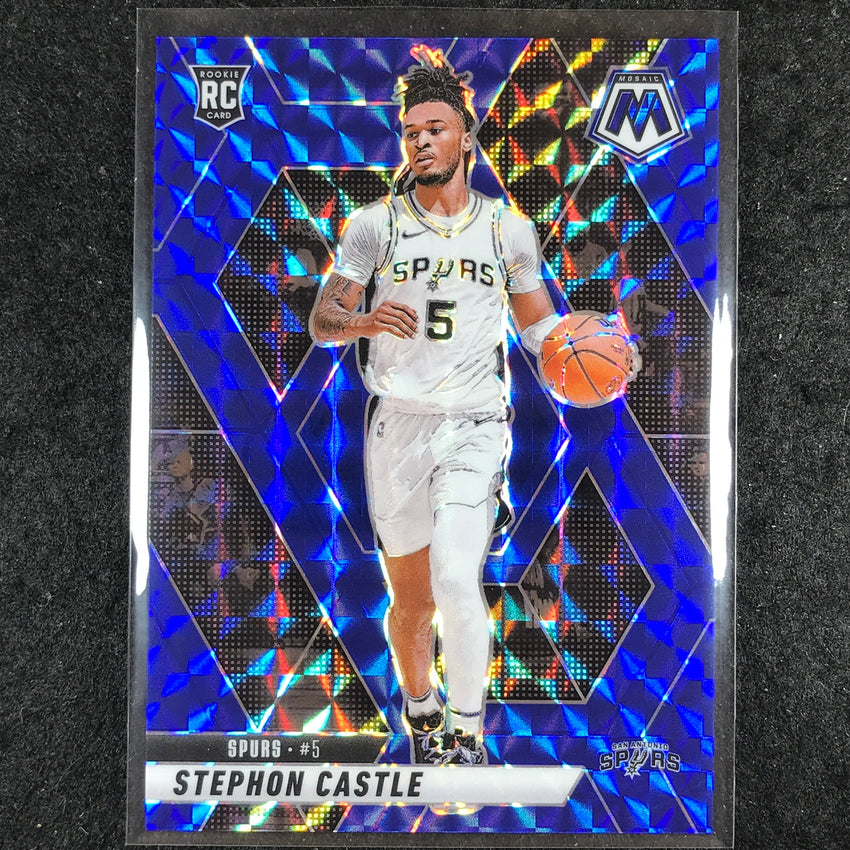 2024-25 Mosaic STEPHON CASTLE Rookie Blue Mosaic /199 #236