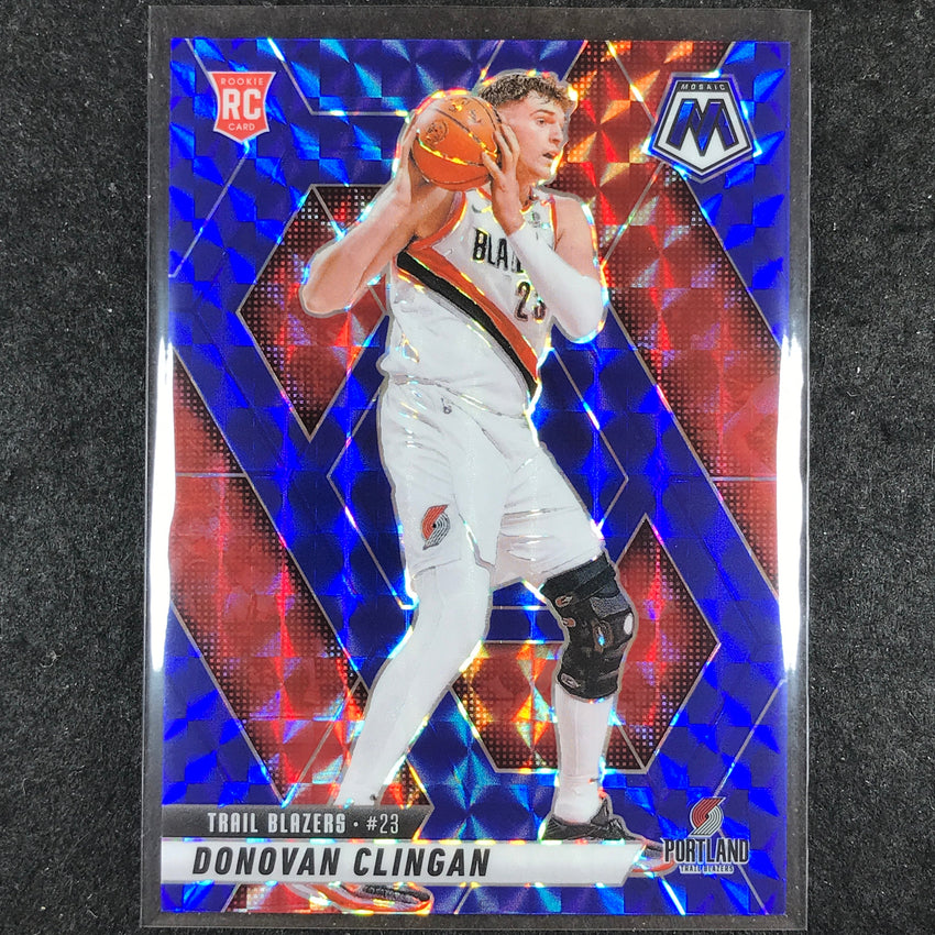2024-25 Mosaic DONOVAN CLINGAN Rookie Blue Mosaic /199 #246