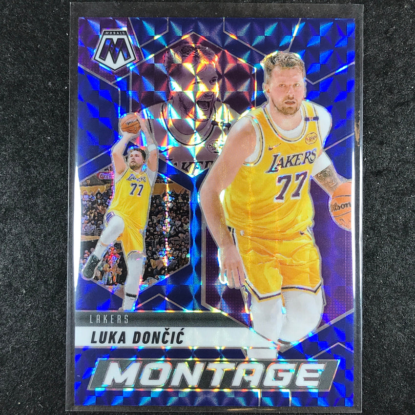 2024-25 Mosaic LUKA DONCIC Montage Blue Mosaic /199 #26