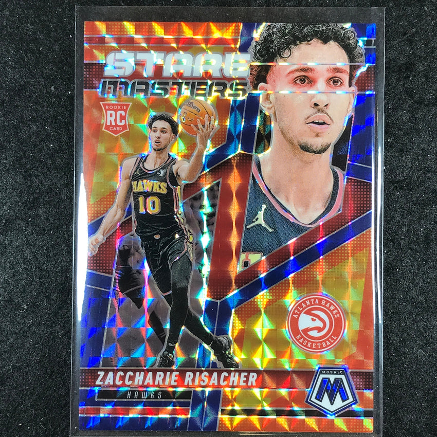 2024-25 Mosaic ZACCHARIE RISACHER Stare Masters Rookie Blue Mosaic /199 #20