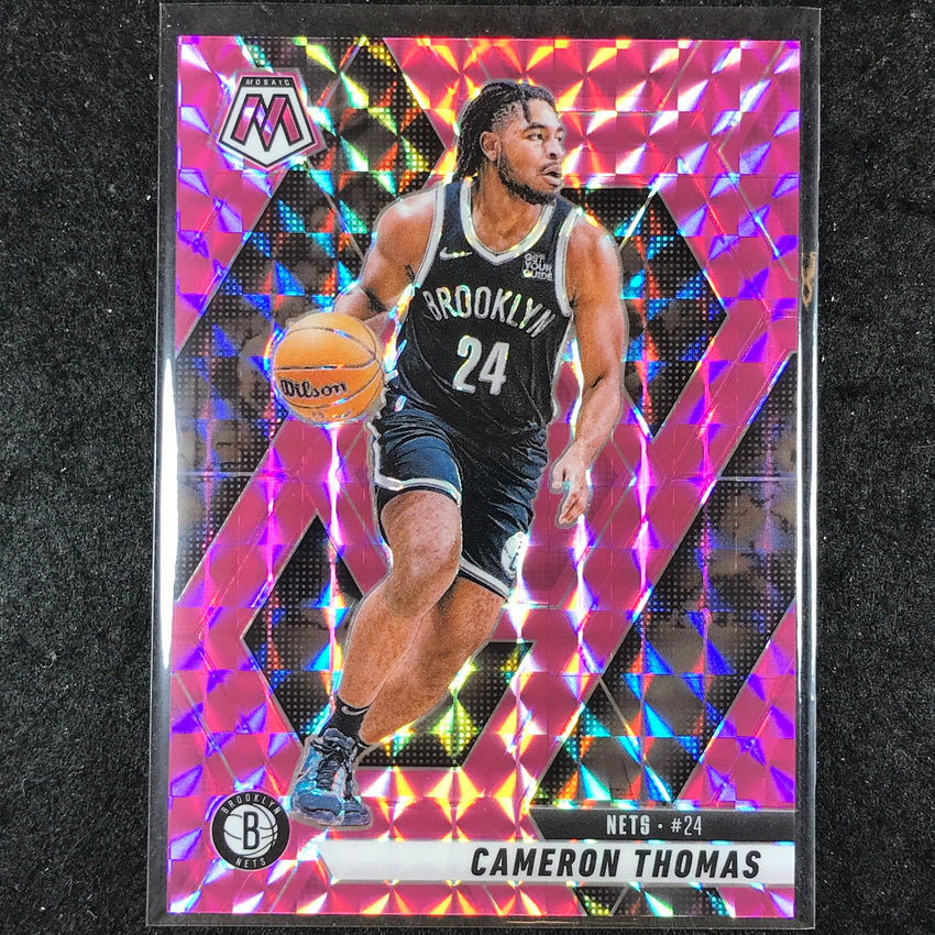 2024-25 Mosaic CAMERON THOMAS Pink Mosaic /175 #8