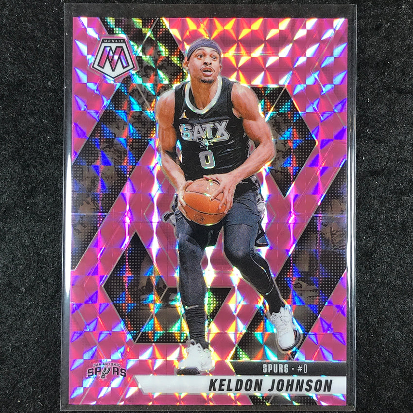2024-25 Mosaic KELDON JOHNSON Pink Mosaic /175 #9