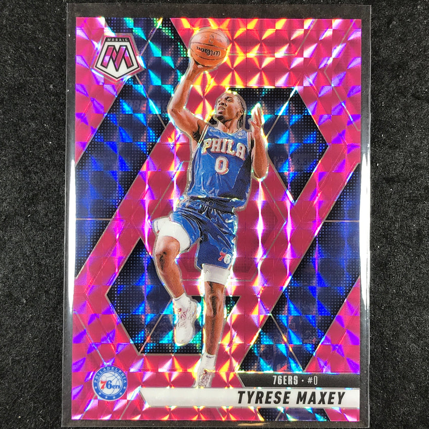 2024-25 Mosaic TYRESE MAXEY Pink Mosaic /175 #23