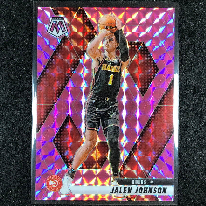 2024-25 Mosaic JALEN JOHNSON Pink Mosaic /175 #35
