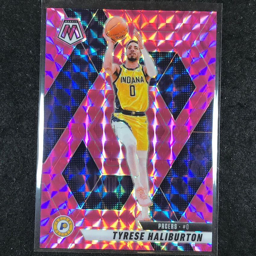 2024-25 Mosaic TYRESE HALIBURTON Pink Mosaic /175 #85