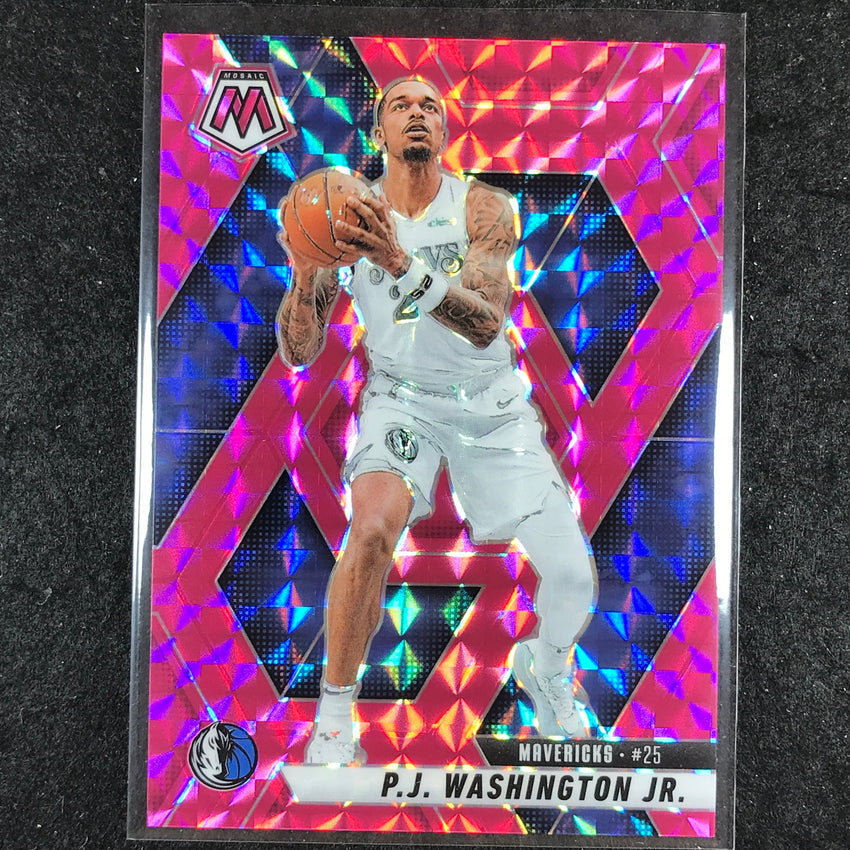 2024-25 Mosaic P.J. WASHINGTON JR. Pink Mosaic /175 #134