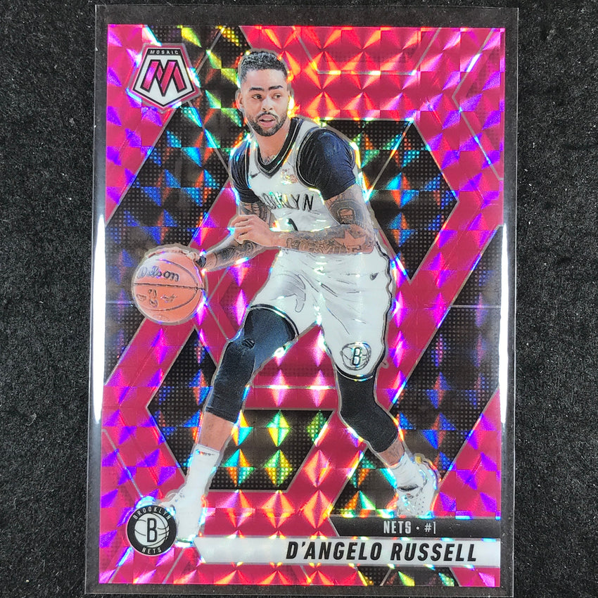 2024-25 Mosaic D'ANGELO RUSSELL Pink Mosaic /175 #179