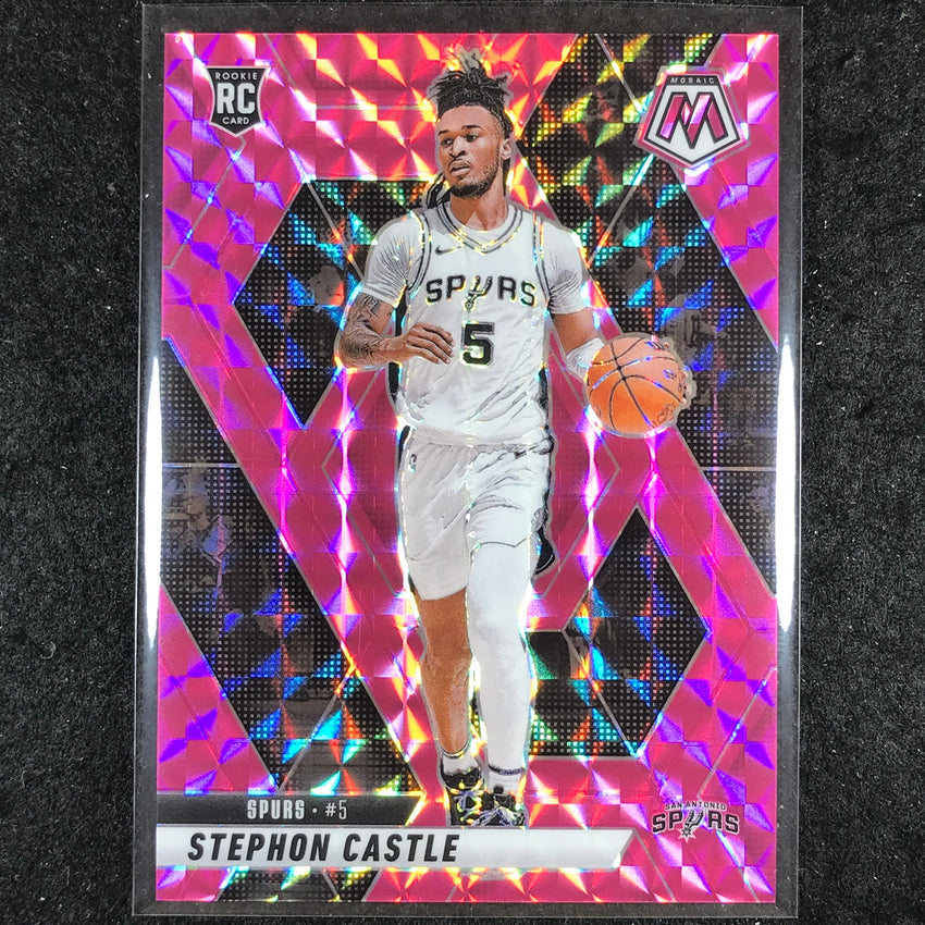 2024-25 Mosaic STEPHON CASTLE Rookie Pink Mosaic /175 #236