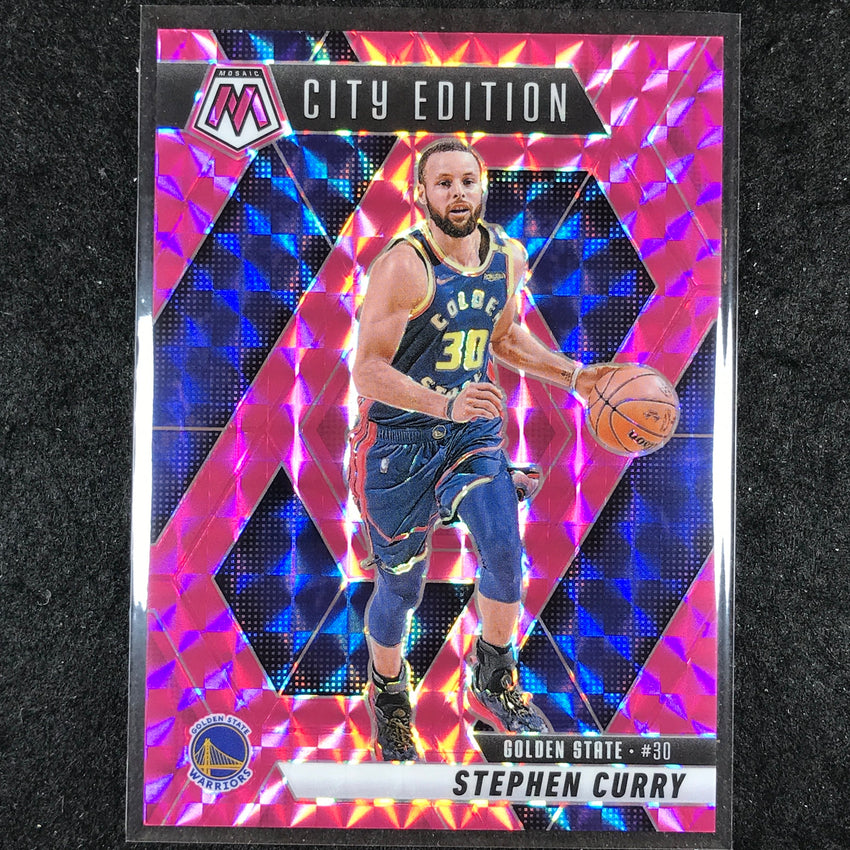2024-25 Mosaic STEPHEN CURRY City Edition Pink Mosaic /175 #272